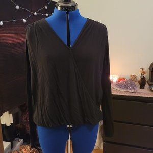 Slouch V-neck Top